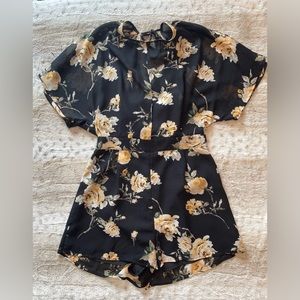 Dynamite Floral Romper